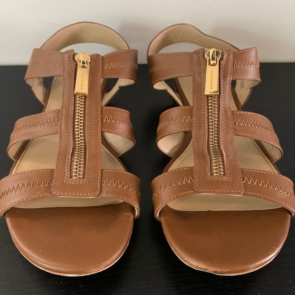 Brown Leather Michael Kors Sandals
